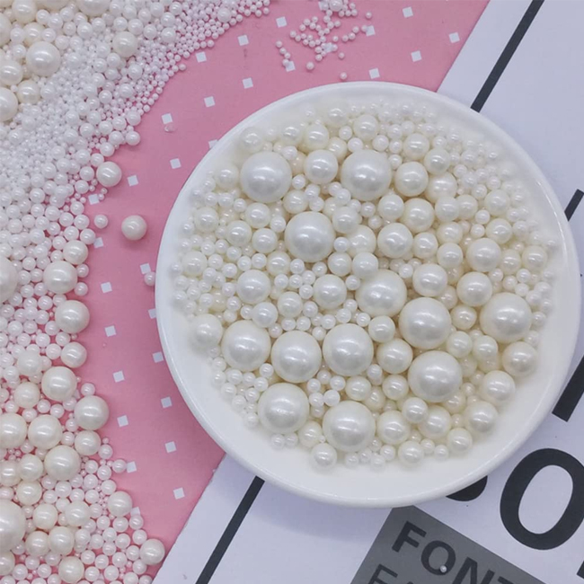 সাদা সুগারবল মিক্স সাইজ। white sugarball mix size