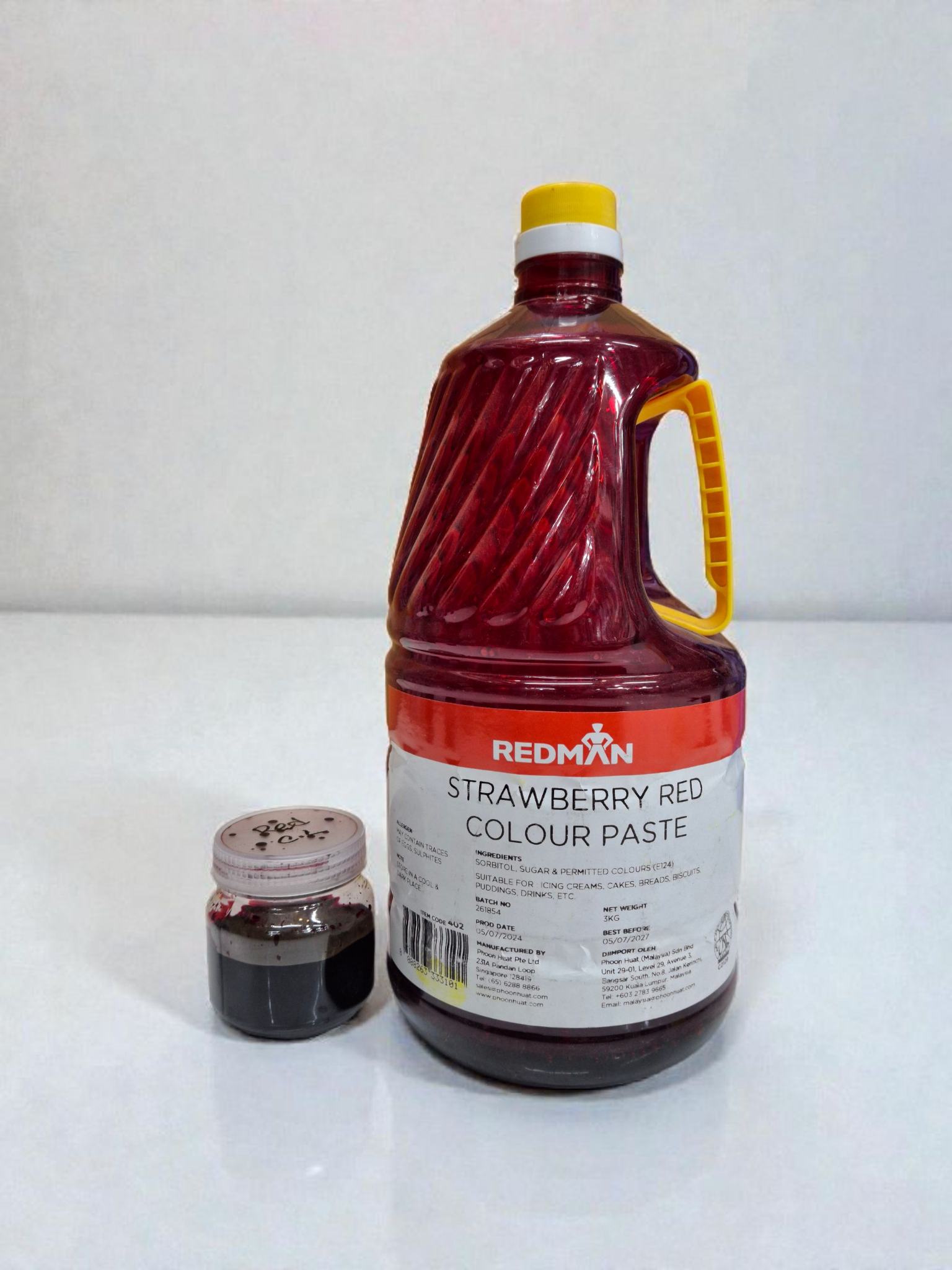 রেডমেন স্ট্রবেরি রেড কালার।  REDMAN strawberry red color