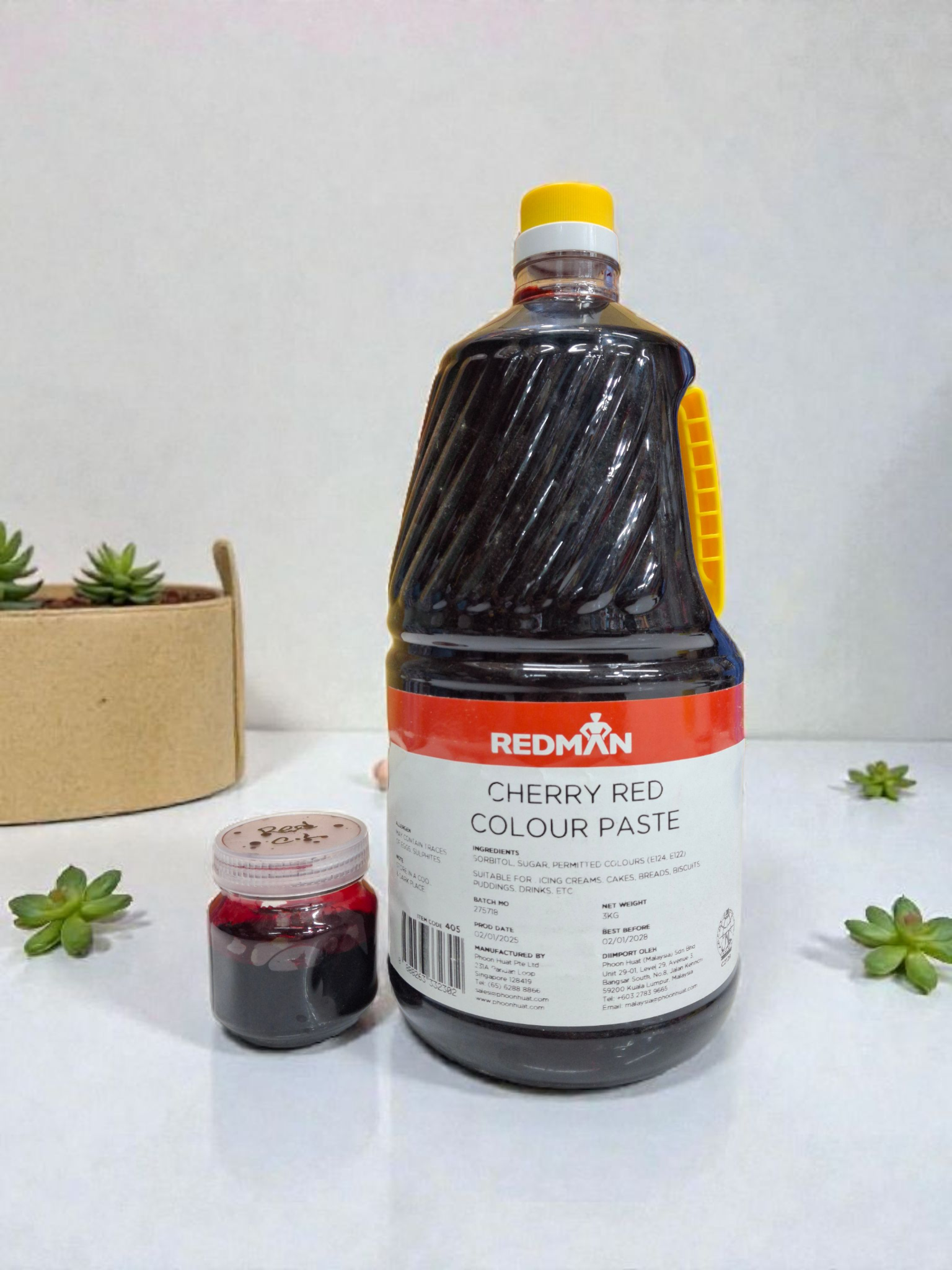 রেডমেন চেরি রেড কালার।  REDMAN cherry red color.