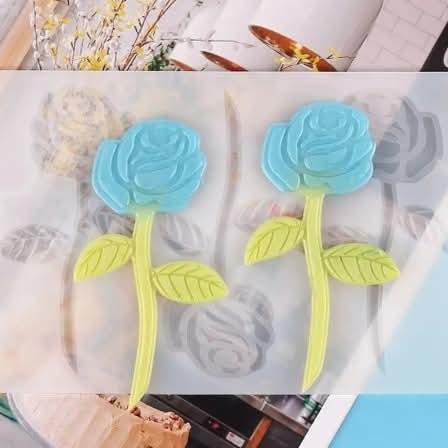 গোলাপ শেপ সাদা সিলিকন চকলেট মোল্ড Rose shep white silicon chocolate mold