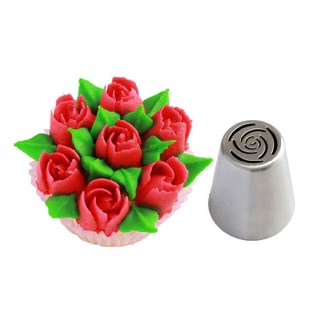 এক চাপ গোলাপ / রাশিয়ান গোলাপ নজেল Rassian Rose nozzle