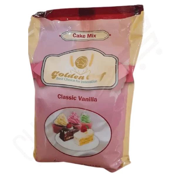 গোল্ডেন চিপ কেক প্রিমিক্স (ভ্যানিলা প্লেভার) Golden ceaf cake premix(vanilla flovour)