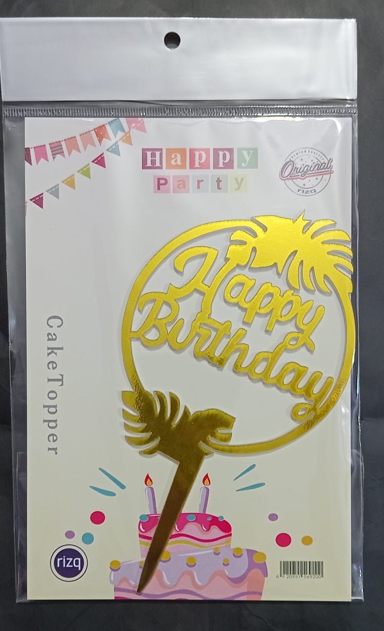 বার্থডে টপার ডিজাইন ১১ / hbd topper design 11