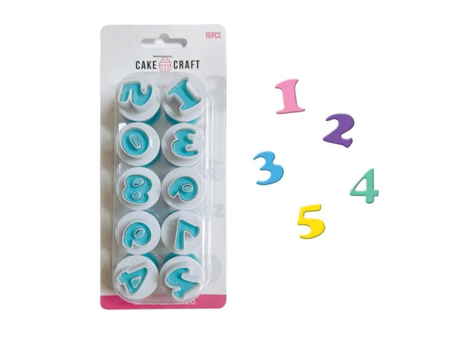 নাম্বার ফনডেন্ট কাটার (১০পিছ সেট) Number Fondent cutter (10pc set)