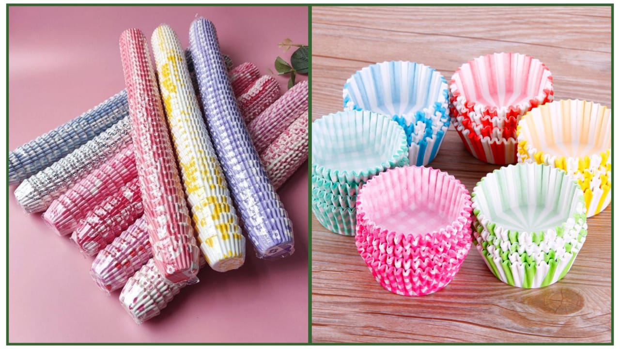 মাফিন লাইনার ছোট (১ স্টেপ = ১০-২০ পিস) / muffin liner small ( 1 step = 10-20p )