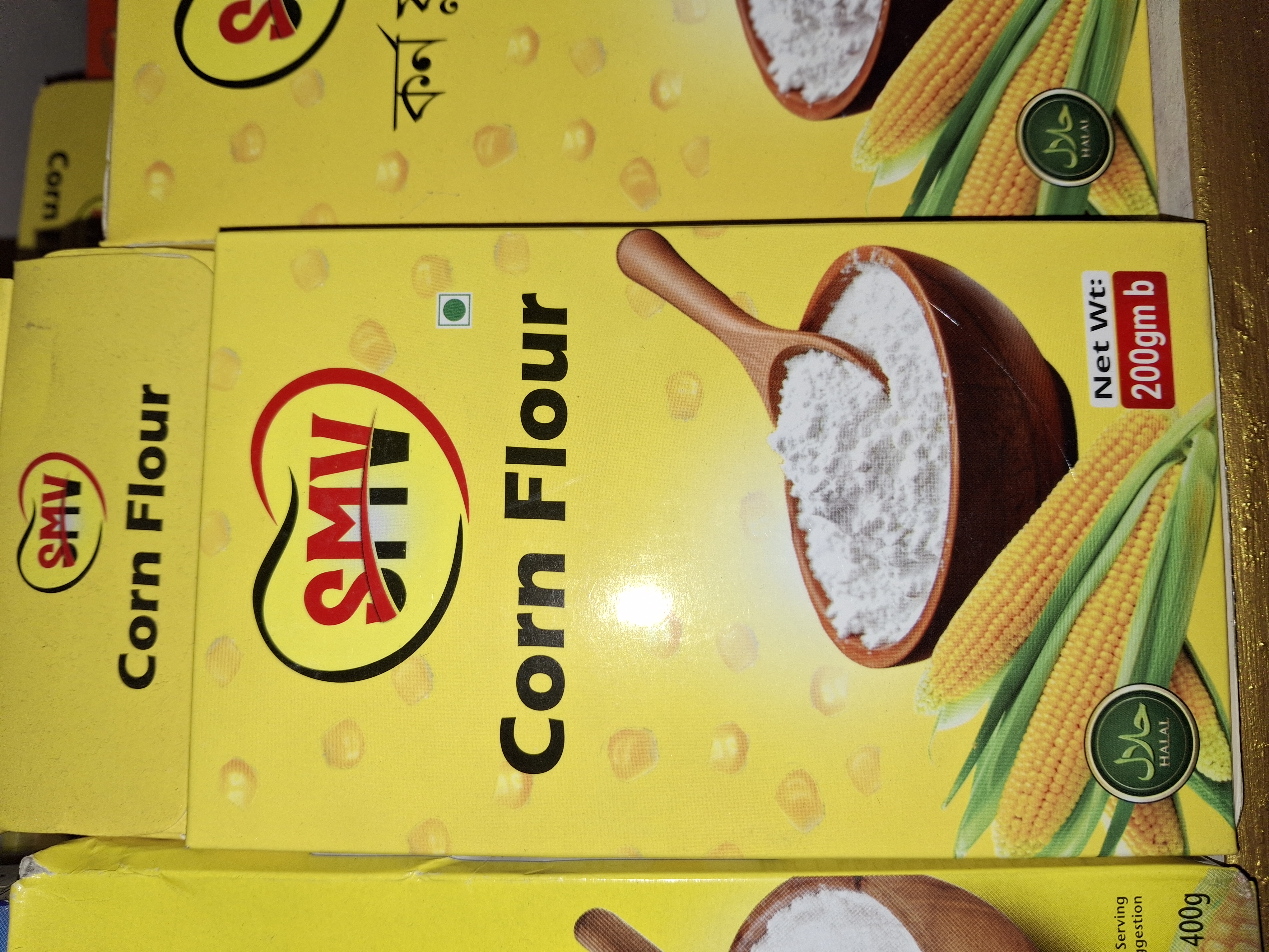 SMV cornflour 200gm।  কর্নফ্লাওয়ার ২০০ গ্রাম