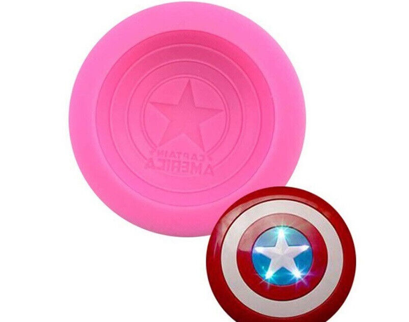 ক্যাপটেন আমেরিকা সিলিকন ফনডেন্ট মোল্ড Captain america silicon fondent mould