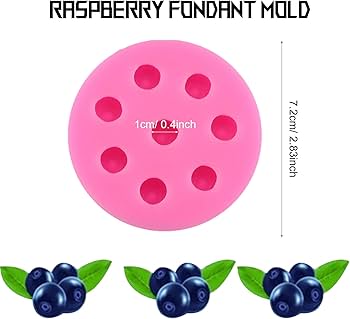 ৮হোল ব্লুবেরি সিলিকন ফনডেন্ট মোল্ড 8Hole blueberry silicon fondent mould