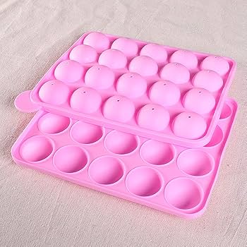 সিলিকন ললিপপ মোল্ড (স্টিক সহ) Silicon lolipop mould with stik