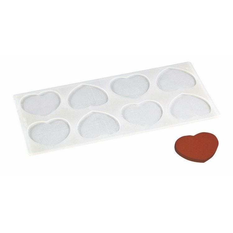 ৮হোল লাভ সাদা সিলিকন চকলেট মোল্ড 8hole love white silicon chocolate mould