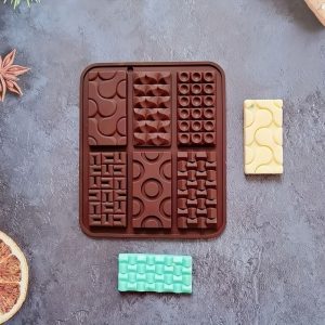 ৬ কেভেটি সিলিকন চকলেট মোল্ড ( নতুন) / 6 cavaty chocolate mould (new Design)